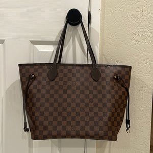 LOUIS VUITTON Neverfull MM in Damier ebene